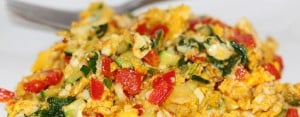 Bodybuilding diet for Hardgainers - Muscle mash-up meal #1: Egg and Veggie super scramble