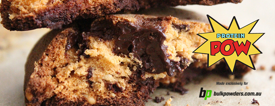 Protein Pow Four-Ingredient Choc-Chip Whey Protein Cookies
