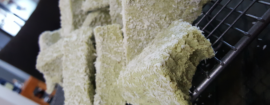 BP Coconut and Matcha Protein Fudge