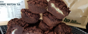 Bulk Powders Matcha filled Protein Choc Cupcakes